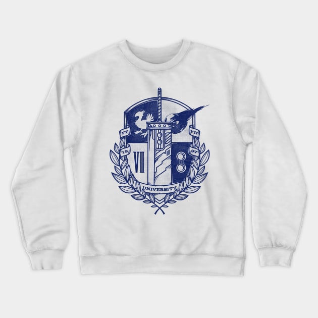 Final Fantasy VII University Crewneck Sweatshirt by Alundrart